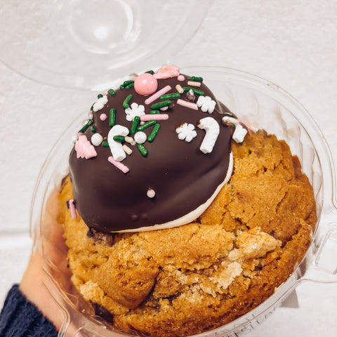 MACKAY'S BAKERY | The Chocolate Dipped Cheesecake Cookie Puck