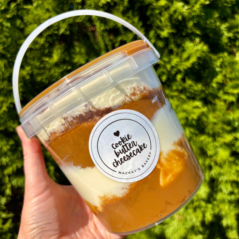 MACKAY'S BAKERY || Cookie Butter Cheesecake Buckets