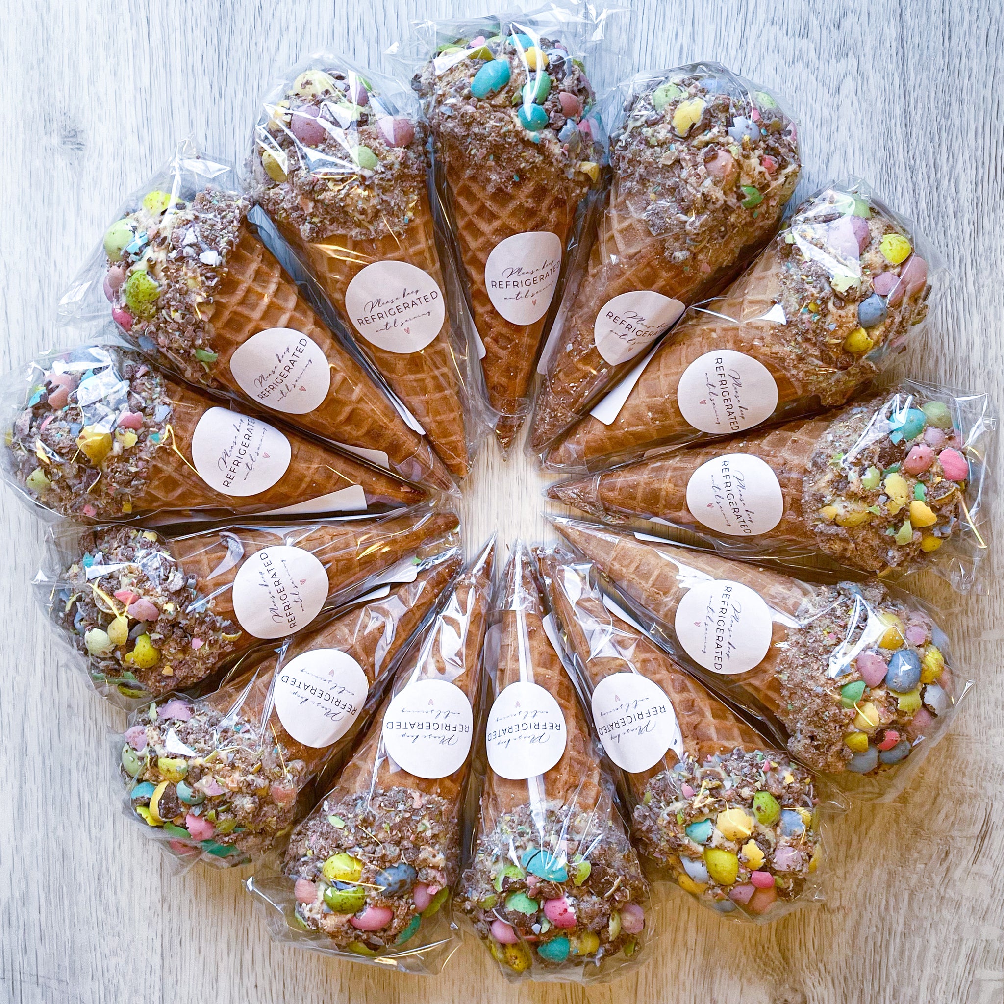 MACKAY'S BAKERY | The Mini Egg Cheesecake Cone